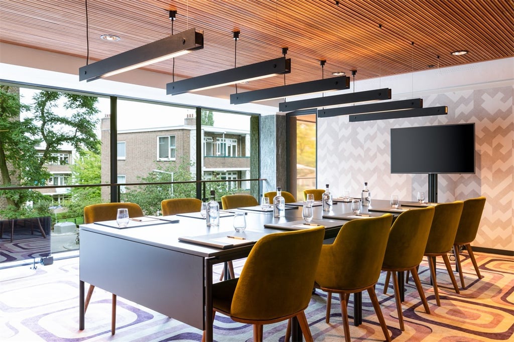 Pressroom 1 Boardroom opstelling