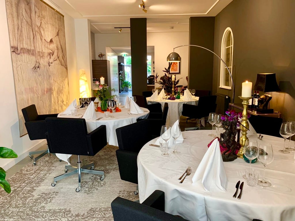 Private dining ronde tafels