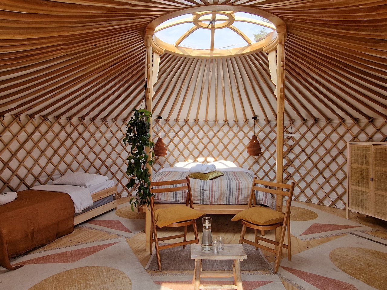 Yurt onder sterren 